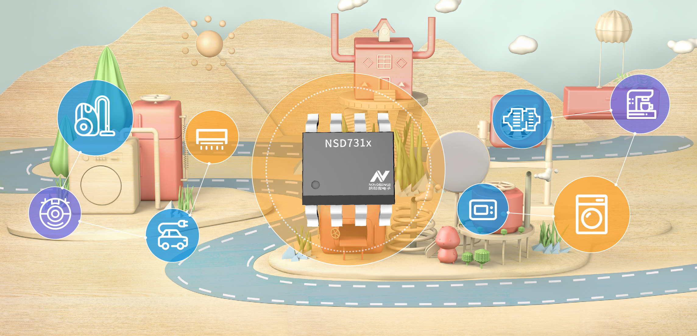 3377官网直流有刷电机驱动NSD731x系列发布多款新品，任君挑。